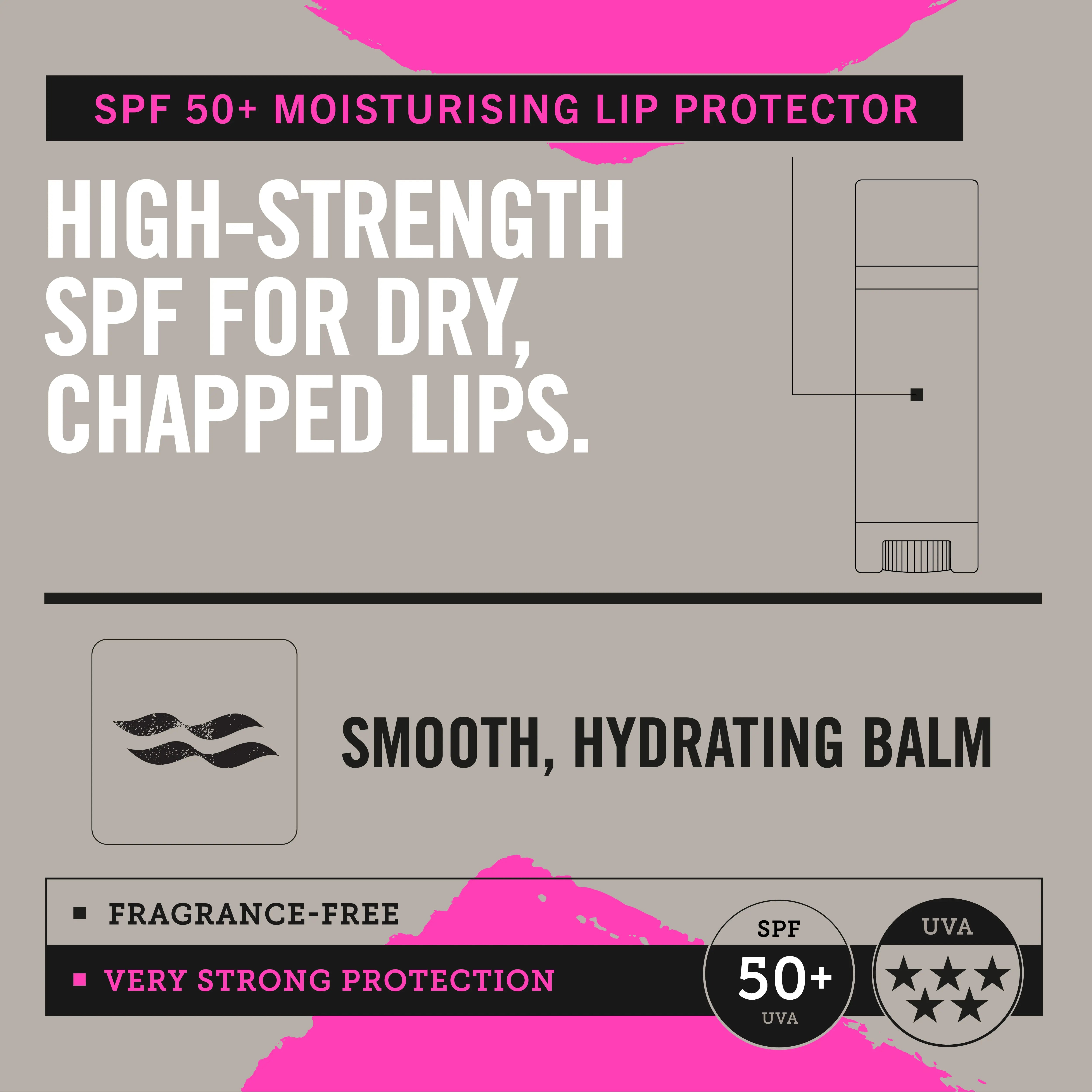 SPF 50+ Moisturising Lip Protector
