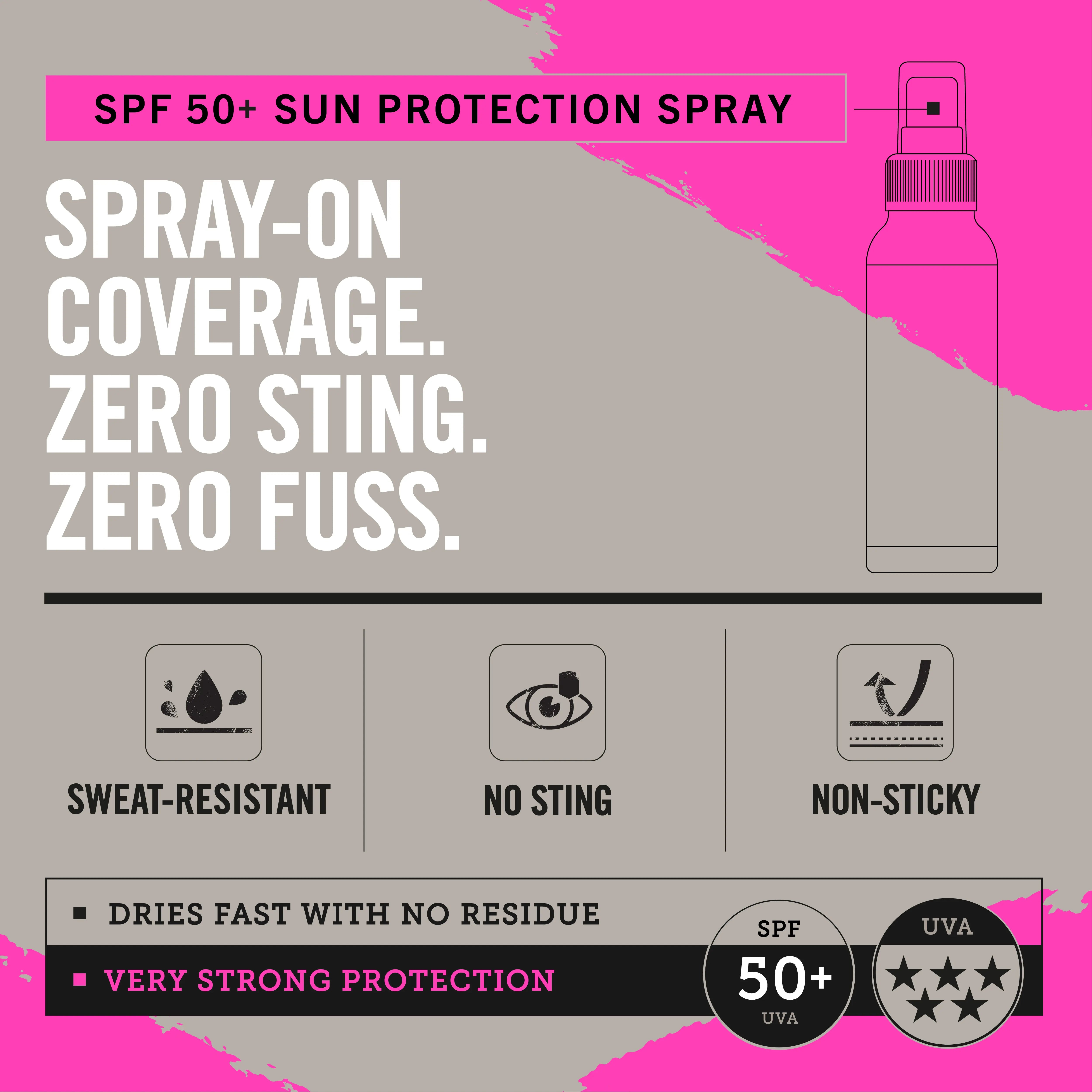 SPF 50+ Sun Protection Spray
