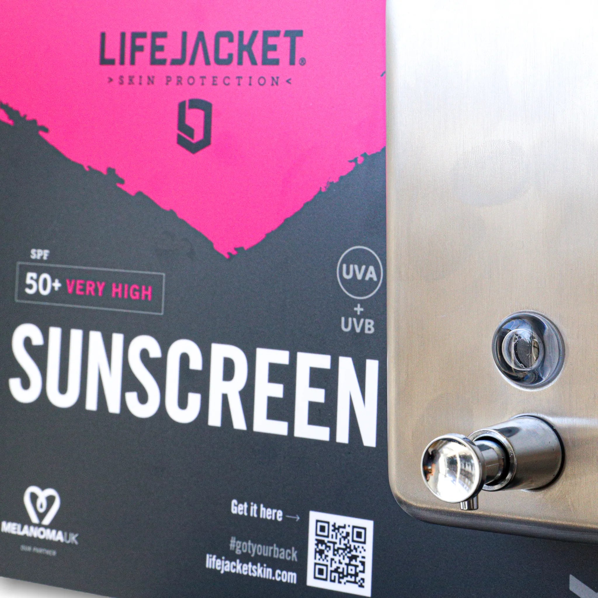 SPF 50+ Sunscreen Wall Dispenser
