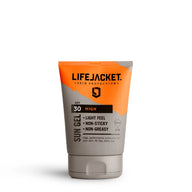 LifeJacket SPF 30 Sun Gel — lightweight, non-greasy sun cream for daily and active use